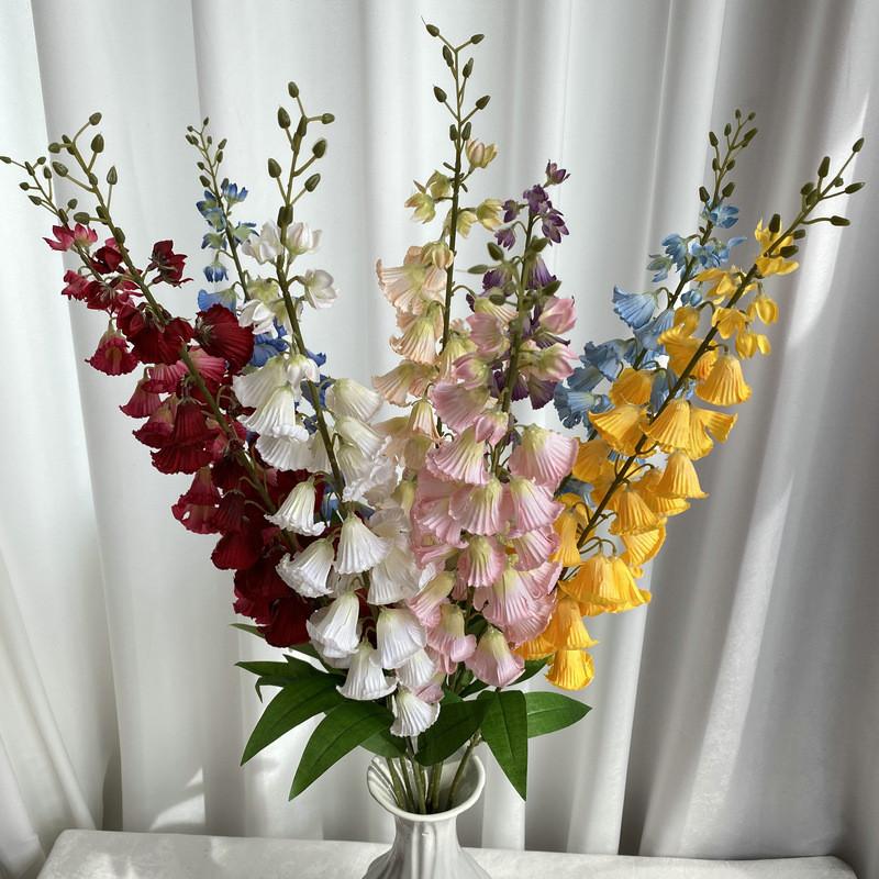 Flowers Abutilon 90cm Wedding Home Decoration Photo Props Display Gift