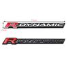 Auto Metall R DYNAMIC Logo Seitenkotflügel Kofferraum Plakette Emblem Aufkleber für VELAR Sport Discovery Evoque HSE Defender