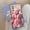 Elegant Pink Purple Peony Flower Case For Honor Magic 8 Pro 5 6 7 Lite Cover For Honor 400 200 90 70 50 X8a X8b X9a X9b X9c