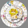 50 Cute Kitten Doodle Stickers: Original Guka Cartoon for Journals, DIY Projects, Water Bottles, Suitcases - Waterproof, 50 Sheets