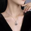 Vintage French Faux Tahitian Pearl Pendant Necklace for Women