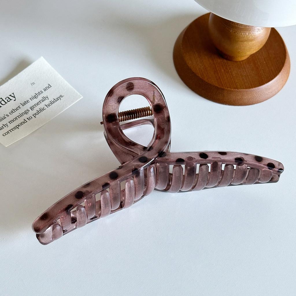 Eleganckie Koreńskie Duże Kropki Spinka do Włosów z Szykowanym Modnym Wzorem Dla Kobiet