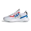 Adidas Flex J White Glow Blue Kids Sneakers Cloud-White Grey-Two FX5325