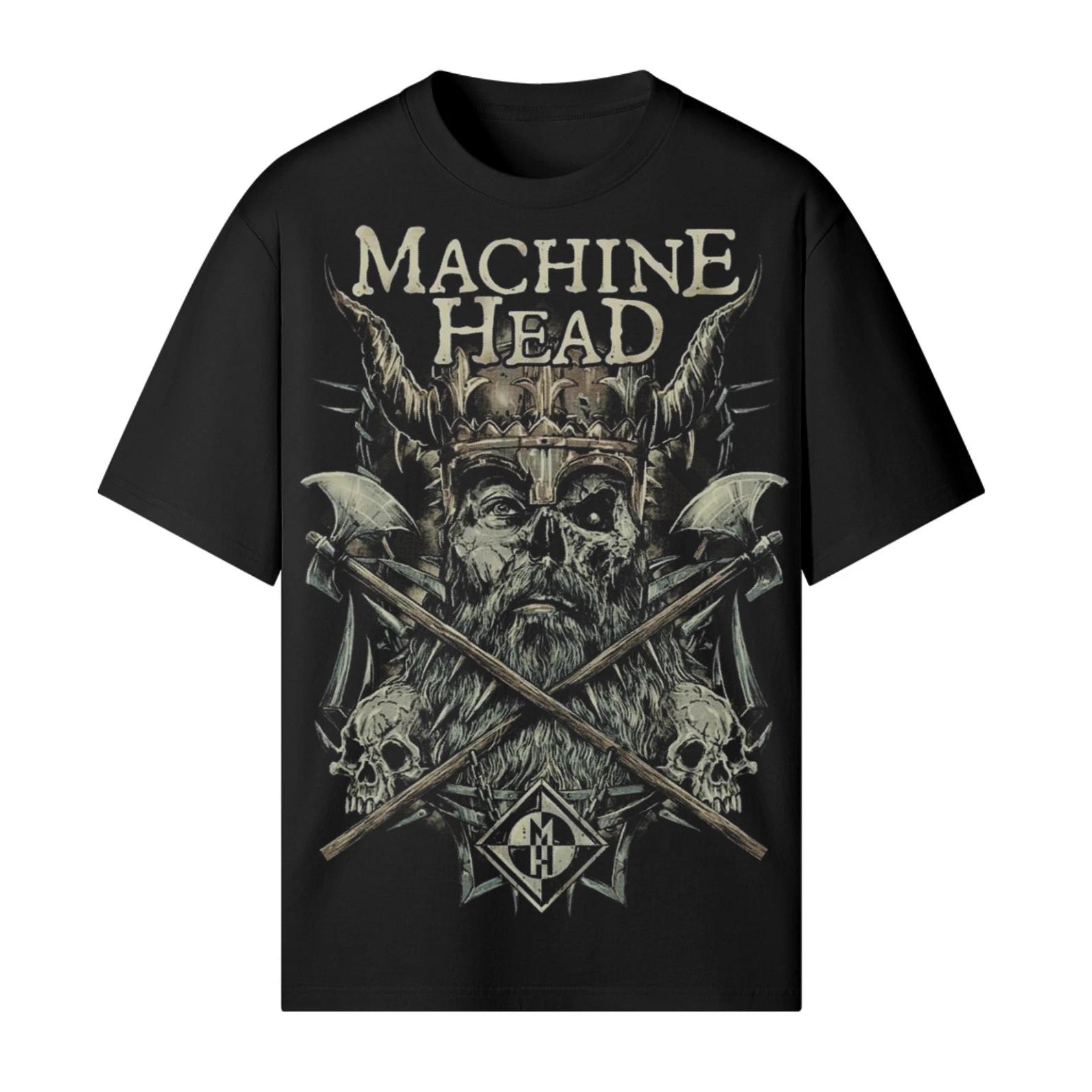 MACHINE HEAD T-Shirt 220 GSM | Men’s Women’s Premium Regular Fit 100% Cotton 2XL