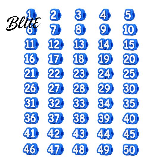 Sistema di Identificazione Matite 1-20/1-30/1-50 Cappucci Numerati Etichette Riutilizzabili per Aula Scuola per Insegnanti Tracciamento Marcatori Organizzazione ID Studente