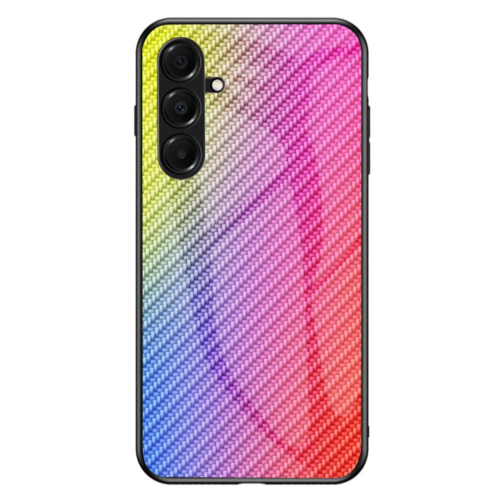 

Для Samsung Galaxy A17 5G Чехол Закаленное стекло Противоударный чехол для телефона Colorful Fiber
