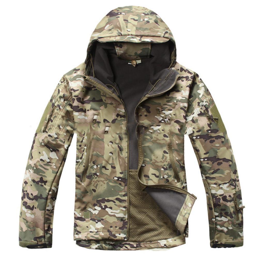 Military Soft Shell Tactical Jacket Outdoor Sports Hiking Hunting Army Training Waterproof Coat