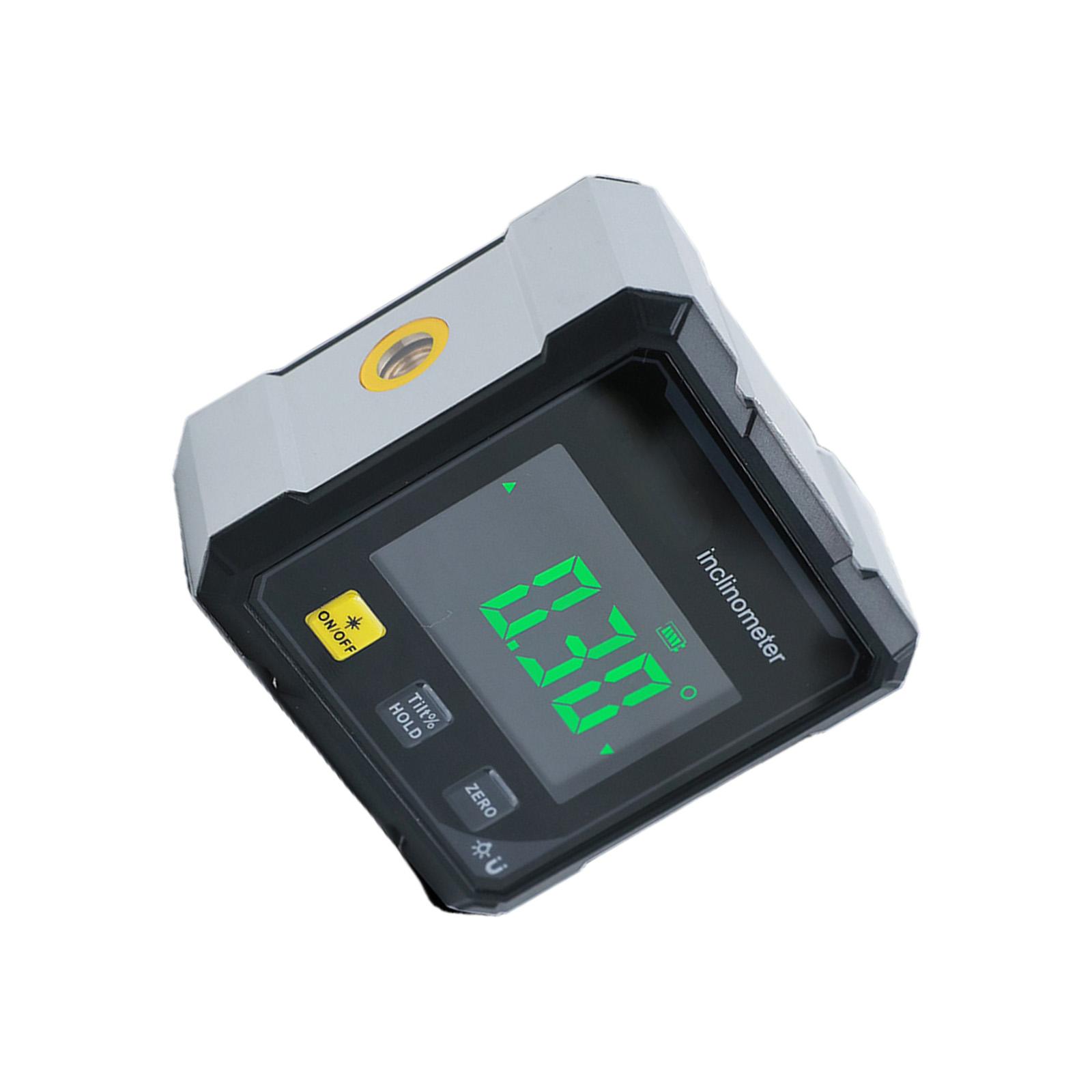 

Compact Aluminum Inclinometer With USB Charging And Real Time Angle Display Digital Angle Gauges For Professional 1