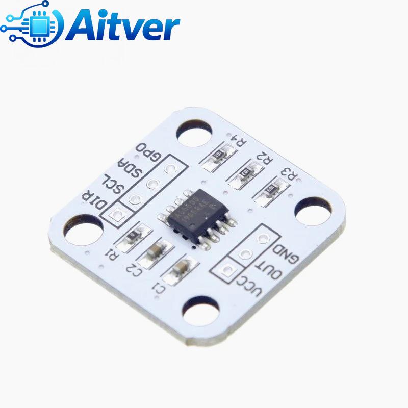 AS5600 Magnetischer Encoder 12-Bit 3,3V Hohe Präzision Winkelmessung Sensor Modul für Arduino Magnetische Induktion