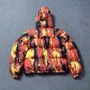 Corteiz Camo Hooded Puffer Jacket Loose Fit Winter Streetwear Men Women