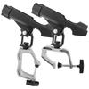 Fishing Rod Rest Head 360 Degree Rotations Brackets Bridge Rafts Fishing Rod Rack Nonslip Reinforced Poles Brackets