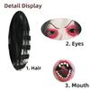 Realistic Black-haired Ghost Mask Spooky Terrifying Cosplay Mask Scary Ghost Mask  Haunted House