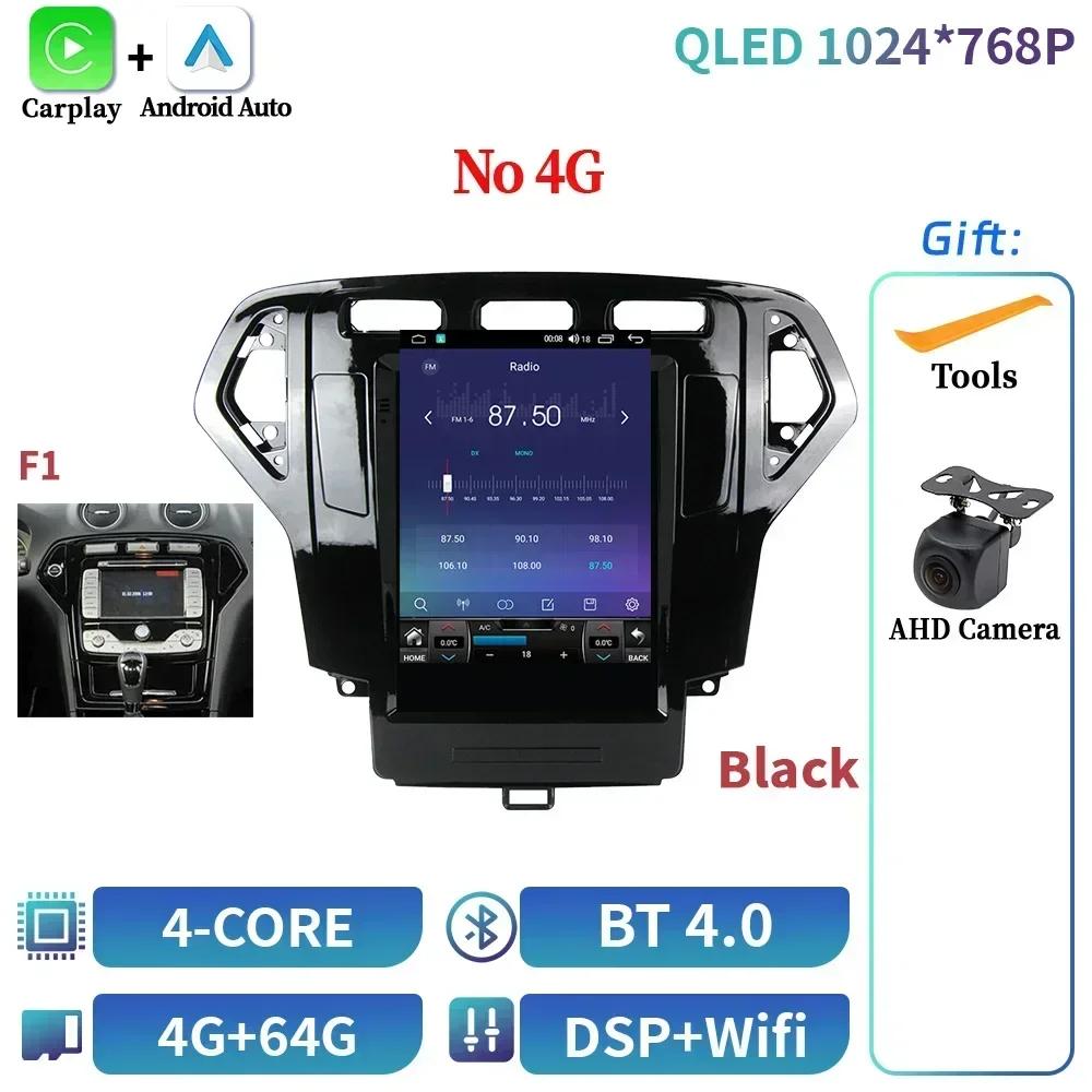 9.7inch For Ford Mondeo 4 2006-2010 Android 14 Wireless Carplay Car Radio Multimedia 4G GPS CarPlay Screen Autoradio Navigation
