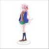 16CM Anime Happy Sugar Life Cosplay Ornaments Matsuzaka Satou Koube Shio Koube Asahi Acrylic Stand Figure Stand Halloween Gifts