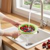 Quick Draining Magnetic Sink Colander Leak-proof Kitchen Sink Drainer  Fruit Vegetable Washing