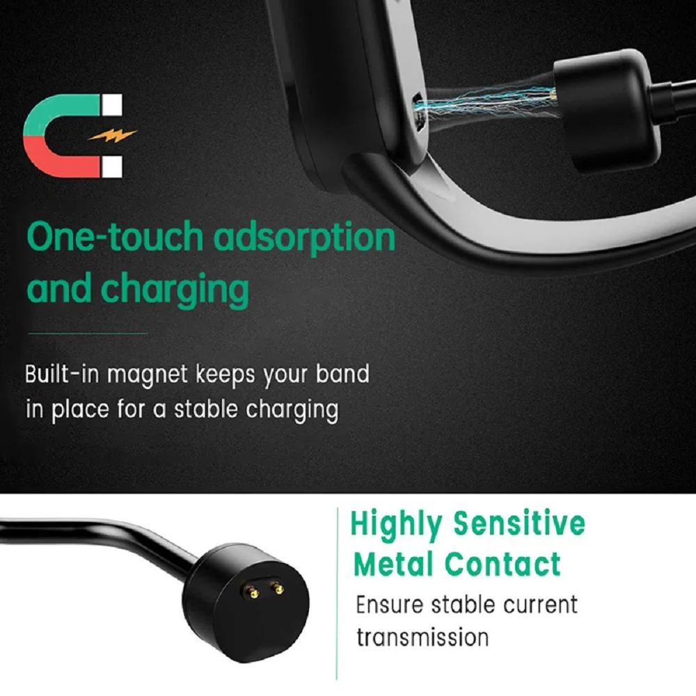 USB Magnetic Cord Charger for Xiaomi Mi Band 2 3 4 5 6 7 Smart Replacement Portable Charging Data Cable