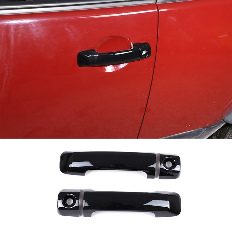 

For Toyota FJ Cruiser 2007-2025 ABS Carbon Fiber/Black/Silver Car Outer Door Handle Cover Trim Auto Accessories
