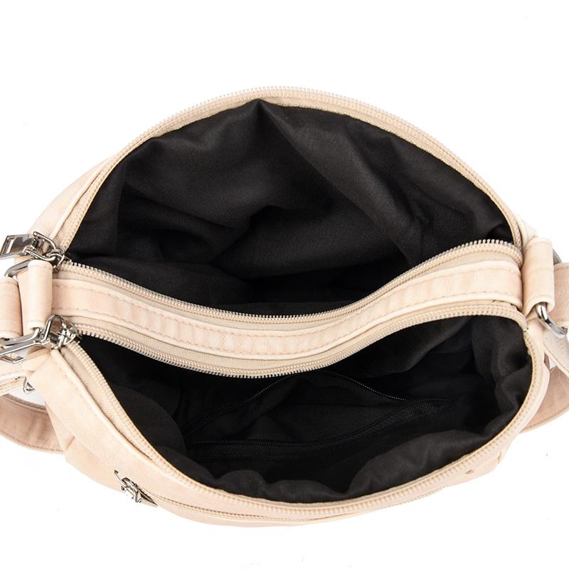 Women's Large Capacity Bag Multi-compartment Crossbody Bag Commuter Shoulder Bag