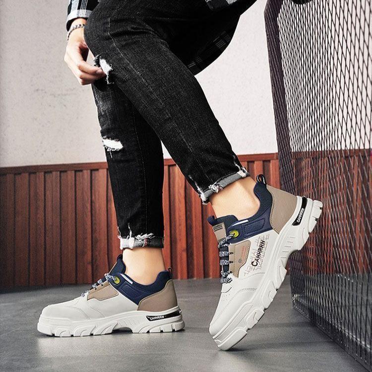 Shoes Men's Shoes 2025 New Spring Men's Heightening Sports Work Shoes Youth Leisure Low Top Martin Boots