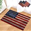 40*60cm Retro Amerikansk Flagga Mönster Matta Heminredning Patriotisk Dörrmatta Halkfri Inomhus och Utomhus Golvmatta