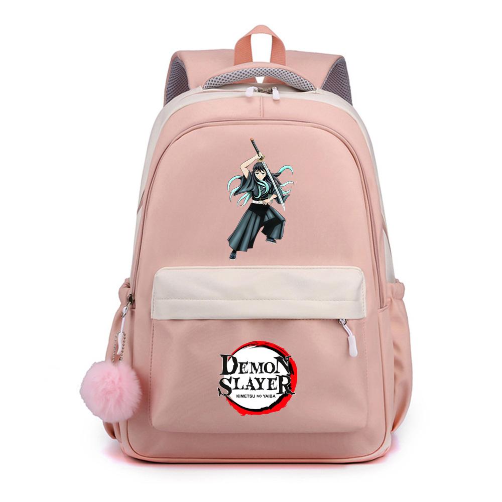 Anime Demon Slayer Printed Backpack for Teenger Student Girl Boy Schoolbag Bookbag Gift Women Large Capacity Waterproof Travel Bag Mochila