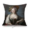 French Madame British Duchess Princess Rococo Oil Painting Art Royal Court Hotel Lobby Wall Decoration Pillow Case Cushion Cover