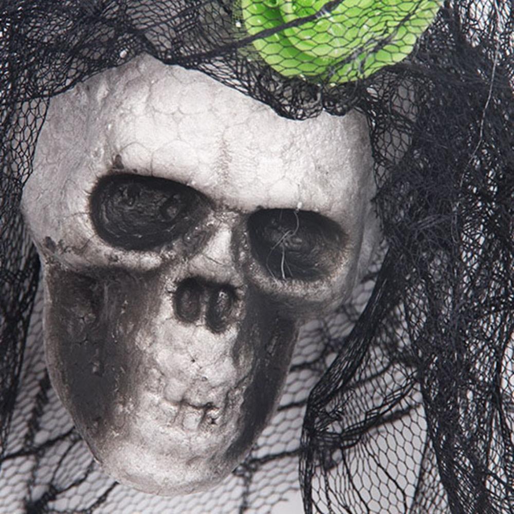 Mini Haunted House Supplies Hanging Skull Head Horror Props Party Pendant Halloween Decor