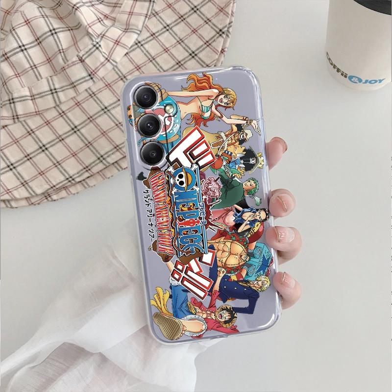 

Мягкий прозрачный силиконовый чехол с рисунком аниме для Xiaomi Redmi Note 13 14T 15 Samsung A55 A35 S24 FE iPhone Huawei Honor Camera Защитный противоударный чехол iPhone 15 Plus