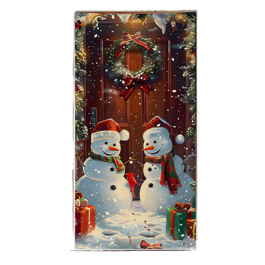 Christmas Door Banner Merry Christmas Decor for Home 2025 Xmas Hanging Wall Door Decor Navidad Noel Happy New Year Gift 2026