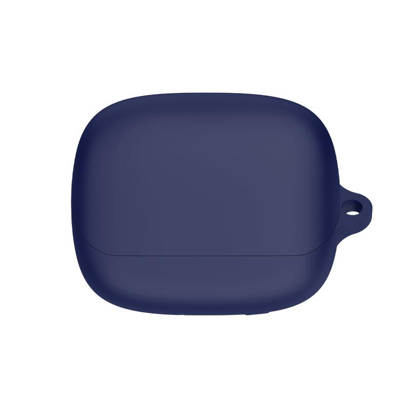 Cover for Baseus Bowie M2S Charging Case Anti-fall Sleeve With Hook Solid Color Wireless Bluetooth Earphone Silicone Protective