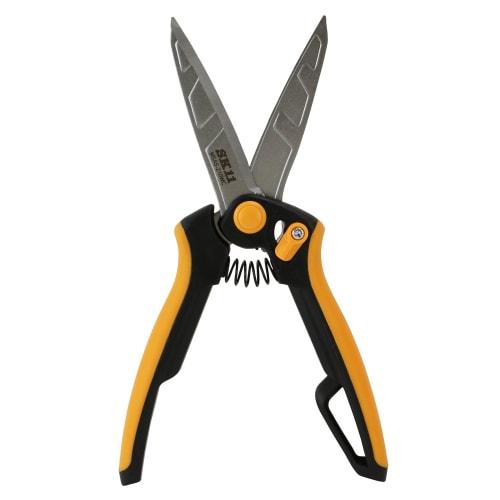 SK11 (SK11) Multi-Purpose Scissors EX W-Curve Anti-Glue Blade (Specially Shaped Blade to Prevent Adhesives from Adhering) All Stainless Steel Metal Pa