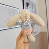 Adorable Cartoon Rabbit Keychain Plush Toy With Big Ears Perfect For Gifts And Collectibles