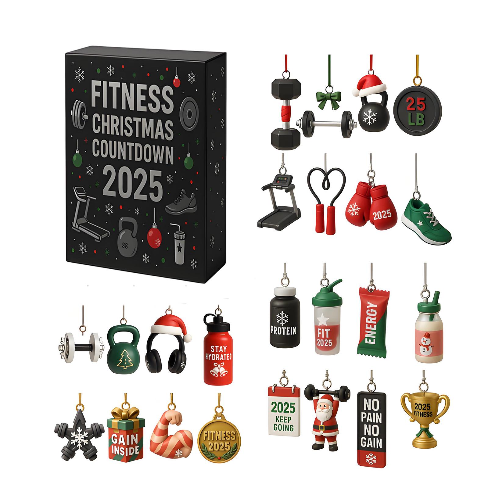 

Календарь обратного отсчета включает 24 подарка, календарь обратного отсчета и подарок-сюрприз One Size