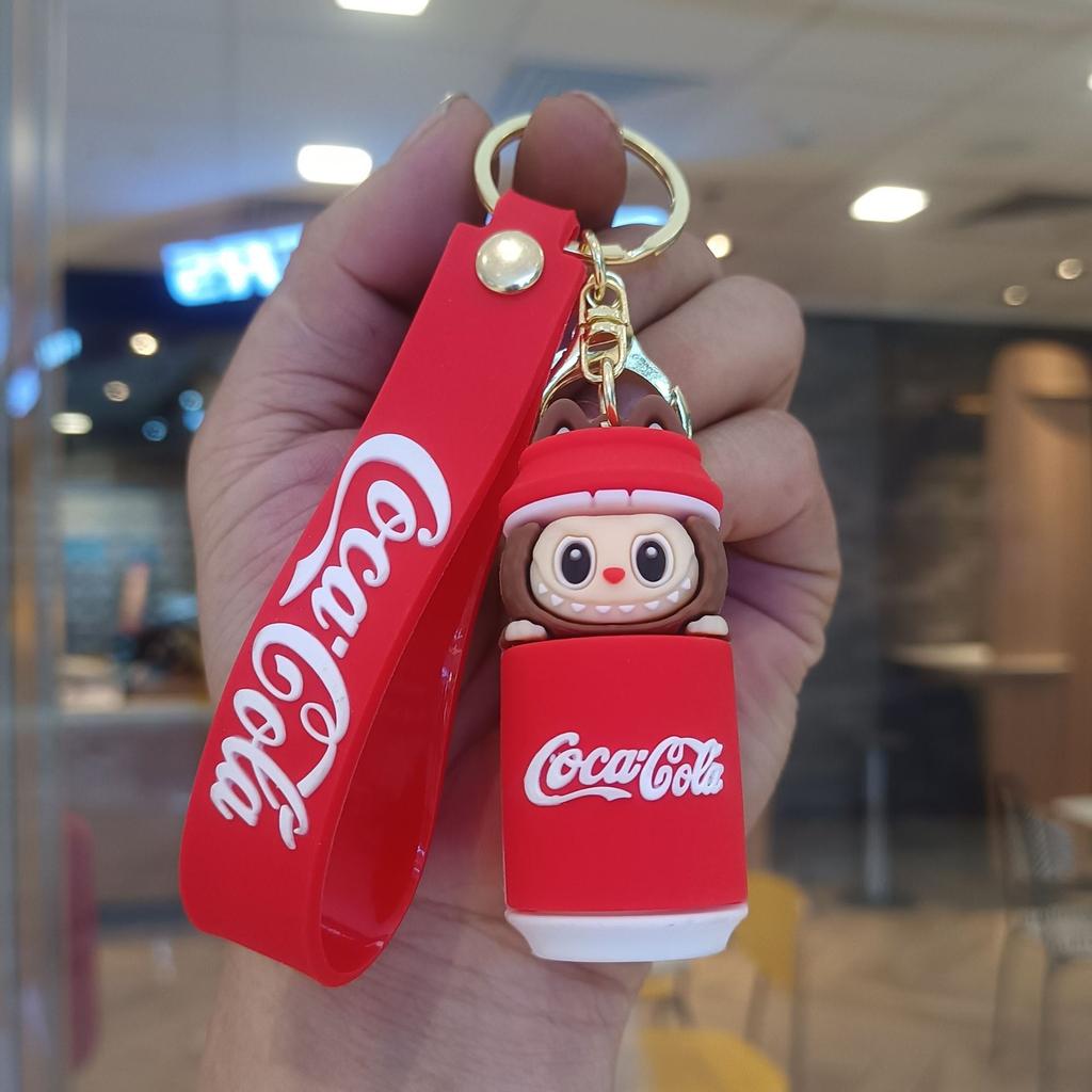 Buck Tooth Sheep Keychain Cute Cartoon Doll Schoolbag Pendant Car Key Chain Gift