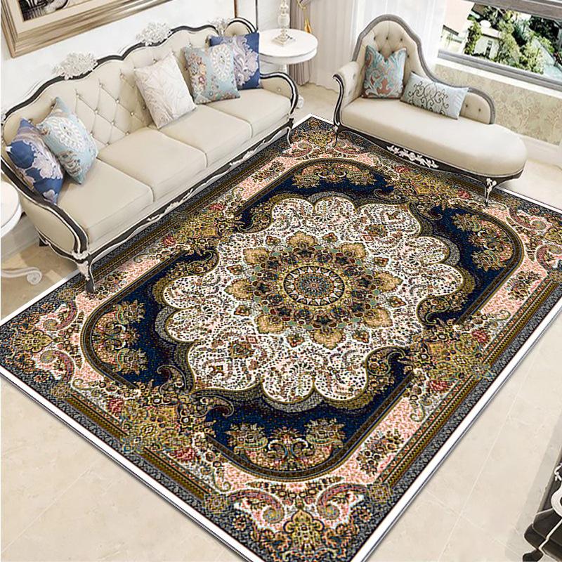 Tapis Persan Maison Vintage Bohème Tapis de Salon Tapis de Bureau