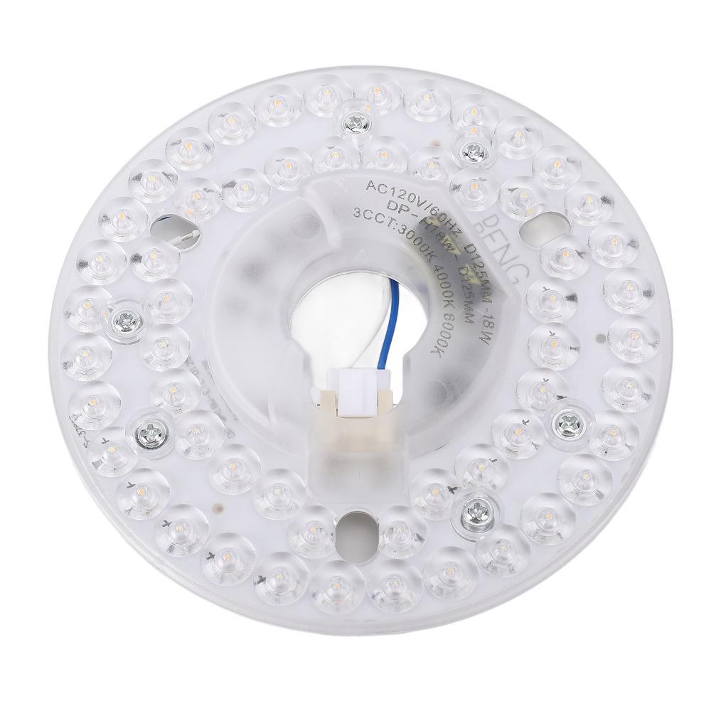18W LED Ceiling Fan Light Kit 4.92 Inch LED Light Replacement Panel Retrofit Light Kit  Ceiling Fan