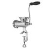 Manual Meat Grinder, 304 Stainless Steel Hand Meat Grinder with Steel Table Clamp, Meat Mincer Sausage Maker & 2 Cutting Plates, Cookie Attachment,
