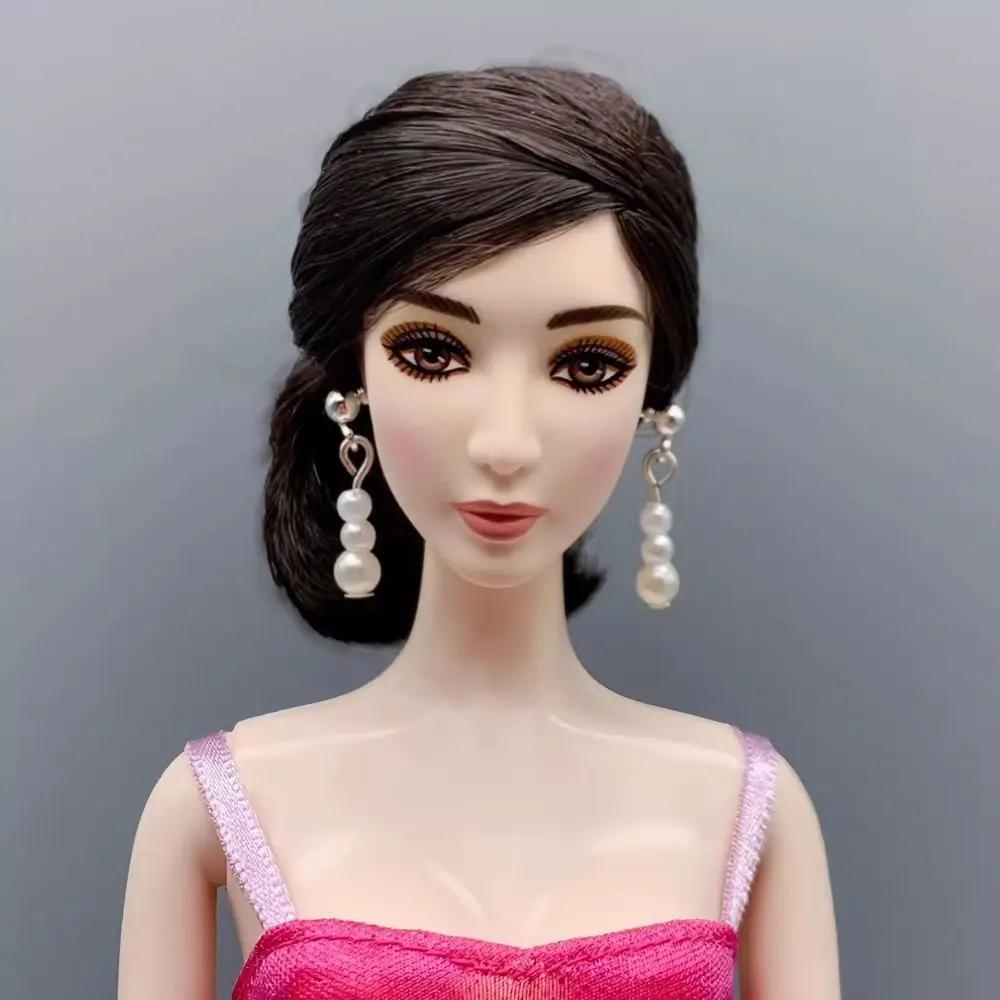 

Fashion Doll Party Earring Necklaces Jewelry Clothes Accessories For 1/6 1/3 1/12 Doll Baby Girl Present Toys Doll Colthes Decoration