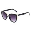 Women Sunglasses Gradient Shock Resistance Female Anti-UV Portable Sunglasses for Taking Photos