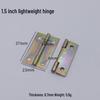 Flat Crown Hinges in Gold, Silver, Antique Bronze - Available in 1.5, 2, 3, & 4-inch Sizes