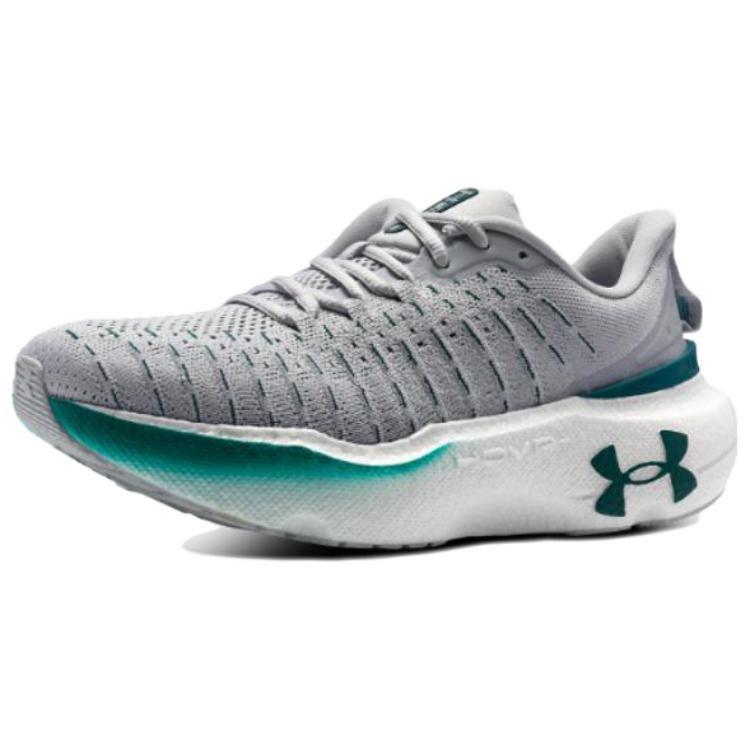 Under Armour HOVR Infinite Elite  Halo Grey Hydro Teal  Men s 3027189-102 EU 43