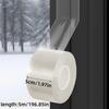 1pc 5mX5cm Window Sealing Tape  Window Clear Weather Stripping Caulk Tape Windproof Weatherproof Window Seal for Window Glass