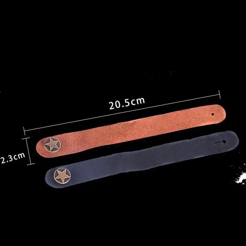 Leather Guitar Neck Strap Holder Button Headstock Adaptor Adjustable Guitar Strap Belt For Acoustic Electric Classic Guitar Bass