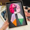 Versatile Fashion Silk 70 Small Square Scarf Professional Scarf Silk Scarf Spring And Summer Matching Scarf Temperament Simple Silk Scarf
