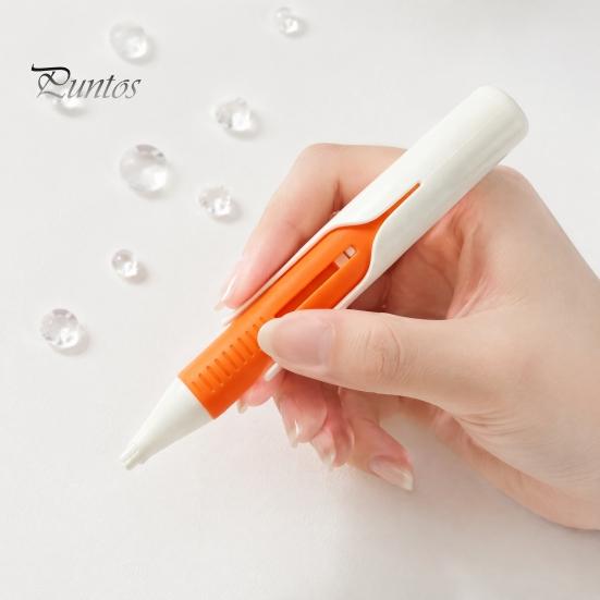 Faux Diamond Art Pen Automatic Bead Dispenser, Wax-Free Pen, Manual Dispenser Picker Tool for Round Diamonds Crafting Supplies DIY Embroidery