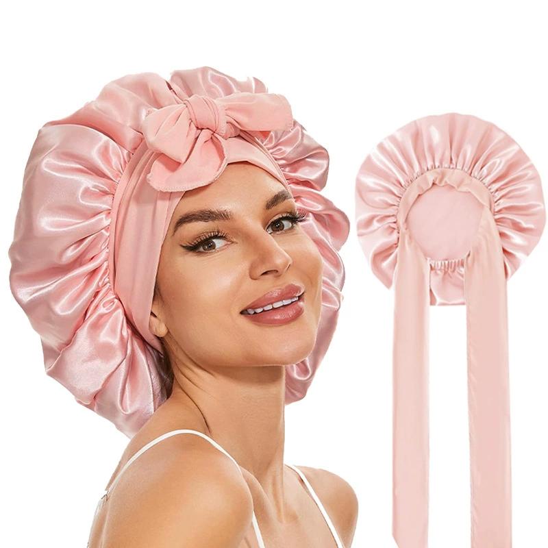 

Heatless Curling Rod Headband Soft Hair Curler with Sleeping Bonnet No Heat Hair Rollers Satin Curls Lazy Curlers Styling Tools
