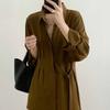 Shirt for Women Oversize Loose Blouse Casual Long Sleeve Solid Colour Pullover Soft Loose Shirt Top