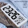 12/24H Desktop Day Electronic Alarm Clock Large Digital Wall Clock Battery Operated Alarm Clock Living Room Office Decor