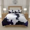 L-L D-Death N-Note Anime Duvet Cover and Pillowcase Set Soft Microfiber Gift for Kids Teens Twin Full Queen King, US EU UK AU DE Sizes