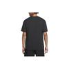 Nike Logo Print Crew Neck Short Sleeve T-Shirt Men Tops Black DJ3642-010